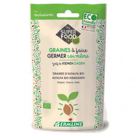 Alfalfa - Graines à germer bio - 150g Photo Alfalfa - Graines à germer bio - 150g - Germline