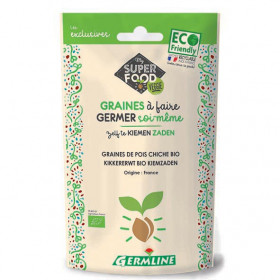 Pois chiche - Graines à germer bio - 200g Photo Pois chiche - Graines à germer bio - 200g - Germline