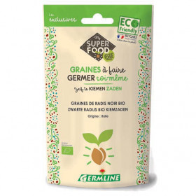 Radis noir - Graines à germer bio - 150g Photo Radis noir - Graines à germer bio - 150g - Germline