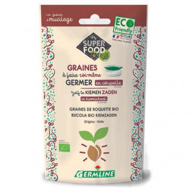 Roquette - Graines à germer bio - 100g Photo Roquette - Graines à germer bio - 100g - Germline