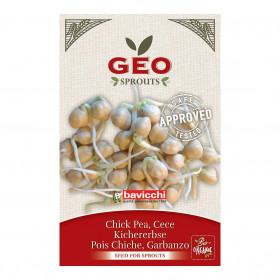 Pois Chiche - Graines à germer bio - 90g Photo Pois Chiche - Graines à germer bio - 90g de la marque Geo