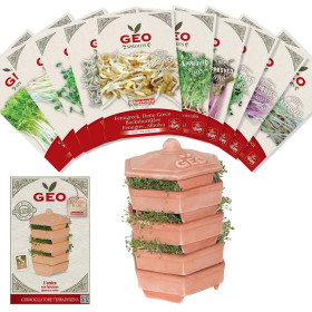 Coffret Terracotta GEO – Germoir Naturel & Graines Bio