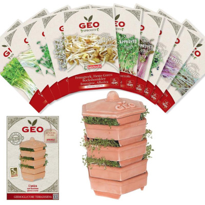 Coffret Terracotta GEO – Germoir Naturel & Graines Bio