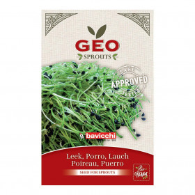 Poireau - Graines à germer bio - 6g Photo Poireau - Graines à germer bio - 6g de la marque Geo