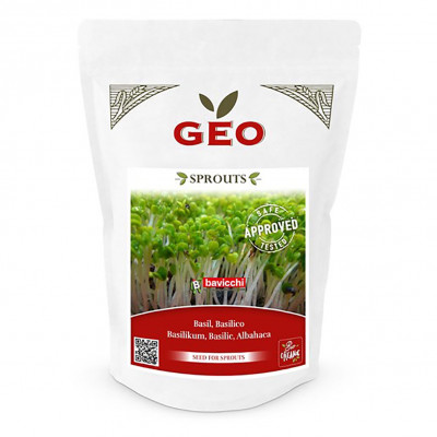 Photo Basilic - Graines à germer bio - 250g de la marque Geo