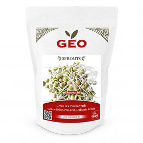 Pois vert - Graines à germer bio - 350g Photo Pois vert - Graines à germer bio - 400g de la marque Geo